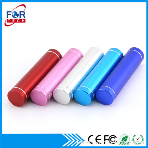 11.11 Hot Battery Lipsticks OEM Portable Power Bank 2600 mAh for Xmas Promo Smartphones
